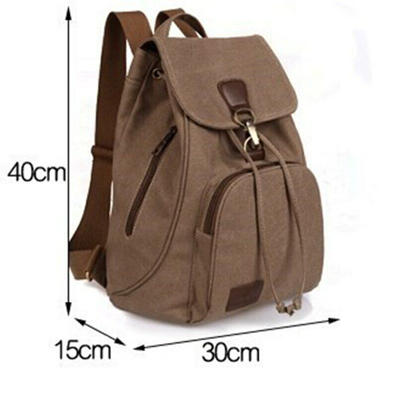 Student Laptop Bag Girl Trip Outdoor Female Women's Canvas Backpack School Lady