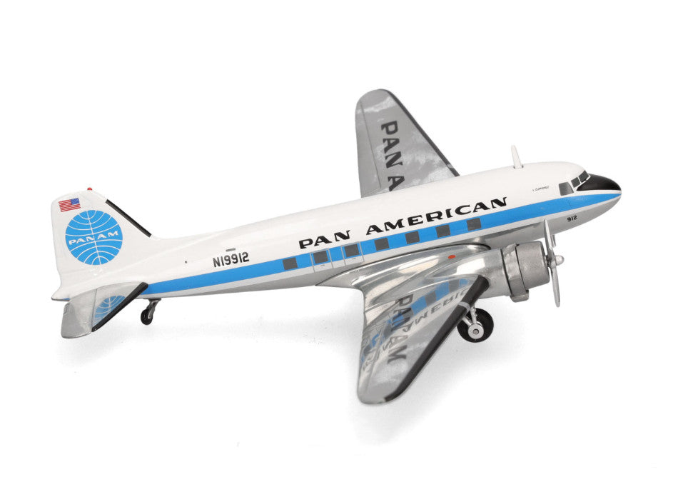 1:200 Herpa PAN AM Douglas DC-3 Aircraft Plane Diecast Airplane Model Collection