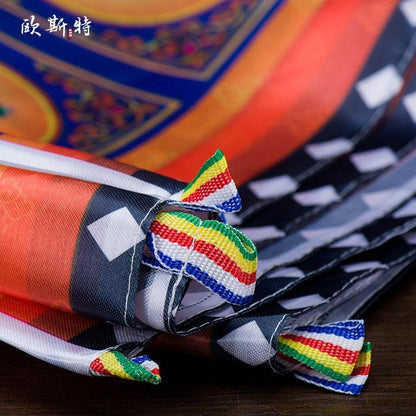 Tibetan Buddhist Hall Decoration Eight Auspicious Hanging Curtains Veils 450cm