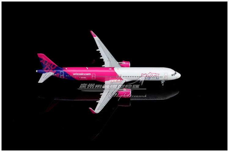 1:400 JC Wings Wizz Air AIRBUS A321neo Passenger Airplane Diecast Aircraft Model