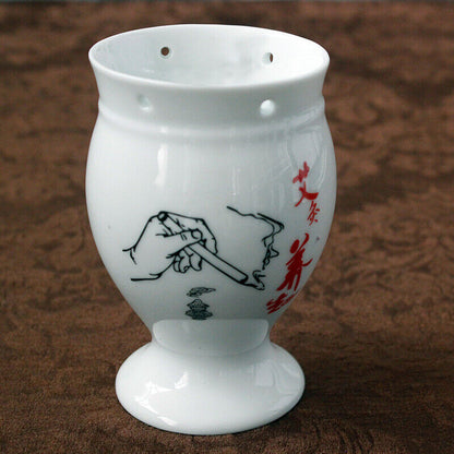 Moxibustion Cup Moxa Pot Ceramic Gua Sha Mugwort Cup Wormwood Massage Tool艾灸艾条艾草