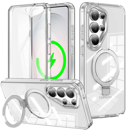 For Samsung Galaxy S26/S26 Ultra/S26 Plus Full Body Case with Magnetic Stand