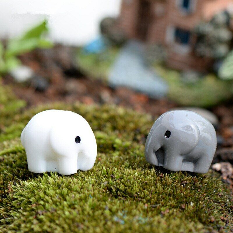 Mini 5pcs Elephant Fleshy Decoration Supplies Moss Micro Landscape Deco Creative