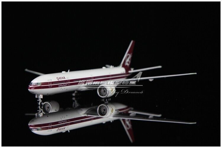 1:400 JC Wings QARAR BOEING 777-300ER Passenger Airplane Diecast Aircraft Model