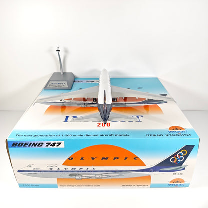 1:200 InFlight OLYMPIC Boeing 747 SX-DAC Passenger Airplane Diecast Plane Model