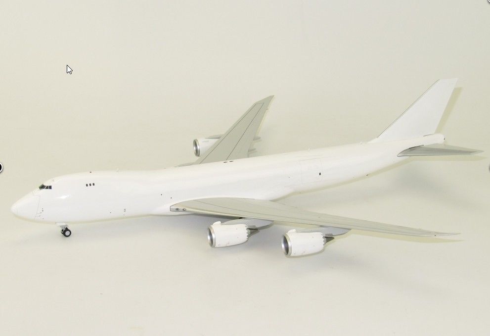 1:200 JC Wings Blank BOEING B747-8F Passenger Airplane Diecast Aircraft Model