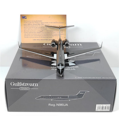 1:200 NG Model Gulfstream G550 Passenger Airplane Diecast Aircraft Model