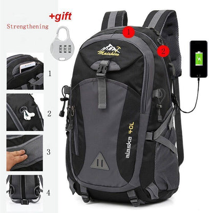 Mountaineering Backpack Men Riding Sport Bags Outdoor Backpacks Hiking Bag Men