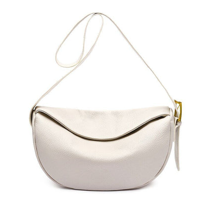 Genuine Leather Handbag Wide Shoulder Strap Shoulder Bag Messenger Bag Sac 1 PC