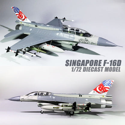 Singapore F-16D 1/72 diecast plane model aircraft WLTK