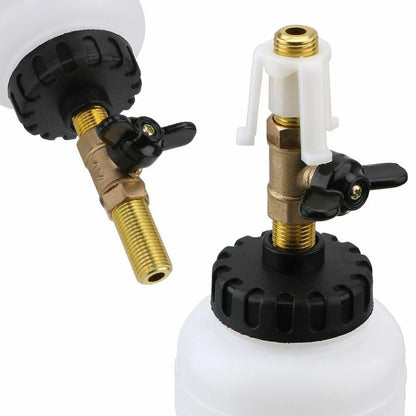 Car Brake Oil Replacement 1L 0.75L Bleeder Fluid Pump Drain Kit Change Repair 1p
