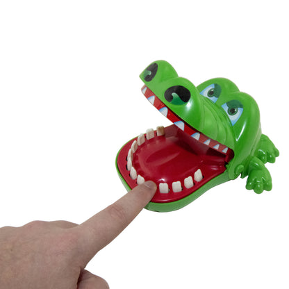 Classic Biting Hand Crocodile Game for Kids - Portable Size