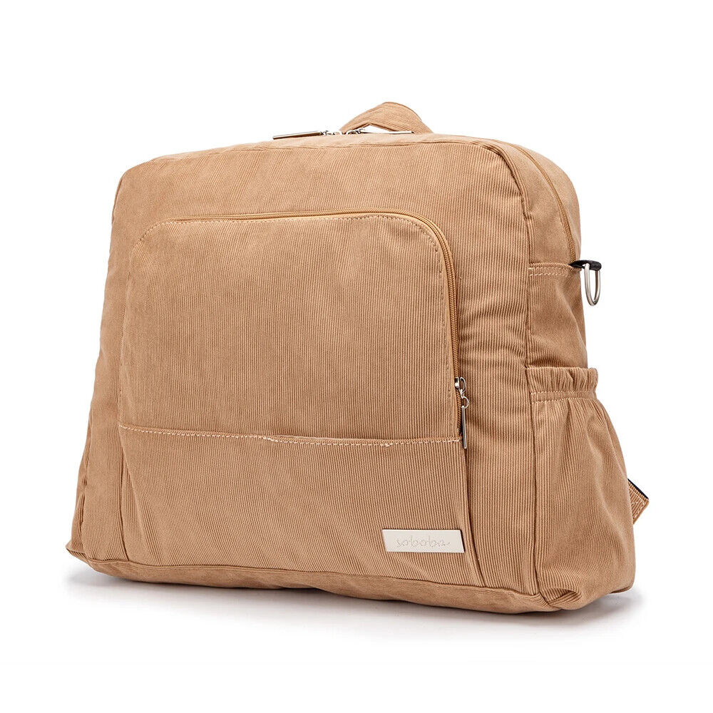 Corduroy Diaper Backpack Mom Nappy Changing Bag Baby Care Winter New Diaper Bags