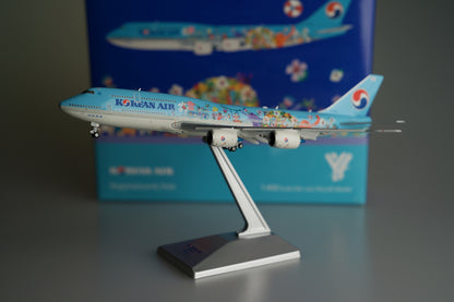 1:400 YY Wings KOREAN AIR BOEING 747-8 Aircraft Diecast Plane Airplane Model