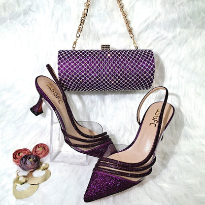 Diamond Noble Ladies Shoelace Bag Party Shoe Bag Friend Party Shoelace Bag