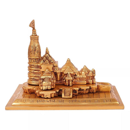Brass Lord Sri Ram Ayodhya Ram Mandir Temple Miniature Statue Figurine Sculpture
