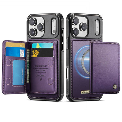 For iPhone 17/Air/16e/15/14/13/12/11 Pro Max Wallet Case Magnetic Card Holder