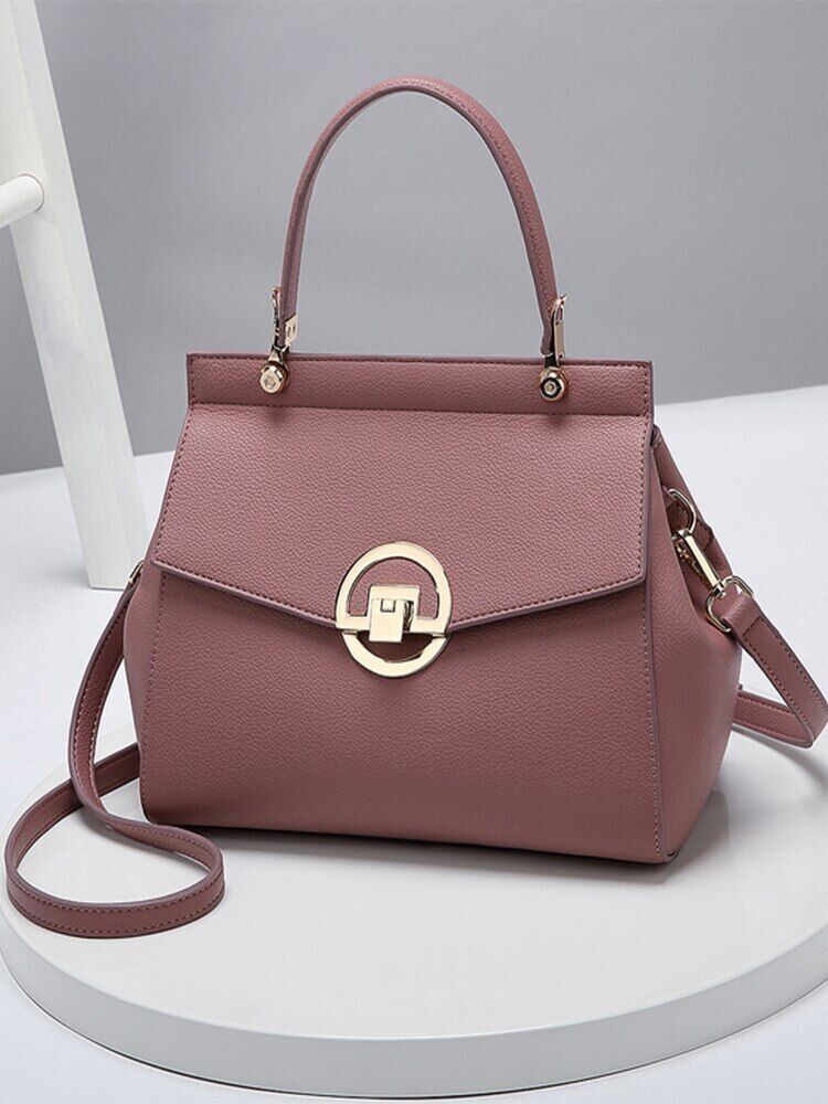 Autumn Winter Leather Lady Handbag Leisure Business Slant Leather Bag Shoulder