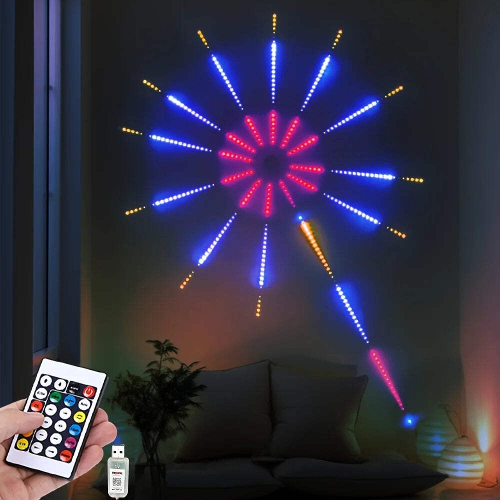 Smart Firework LED Light Strip with App & Music Sync