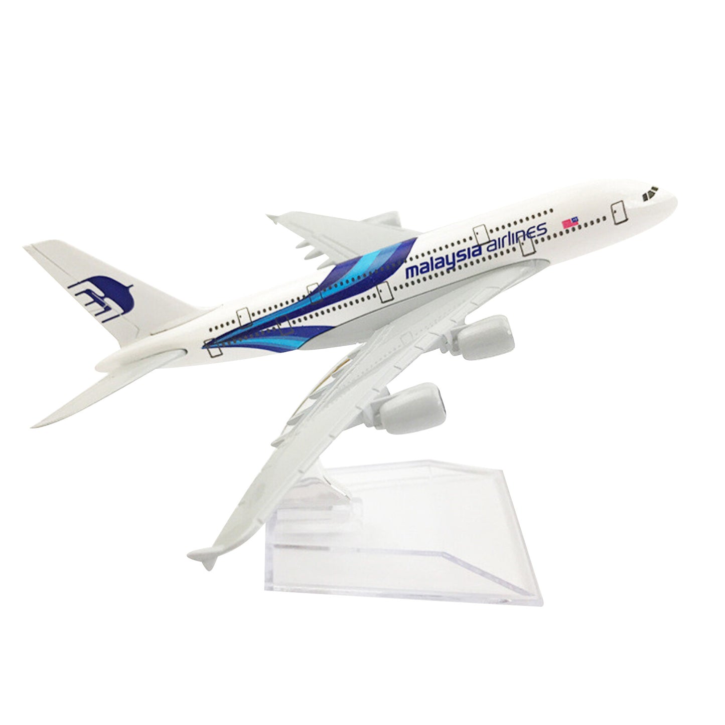 16cm 1:400 Malaysia Airlines A380 Airplane Model Airliner Simulation Ornaments