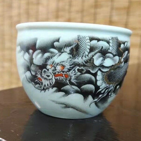 5cm Antique Ceramic Lion Tea Cup Qingming Retro Pinming Tea Master Cup Chinese