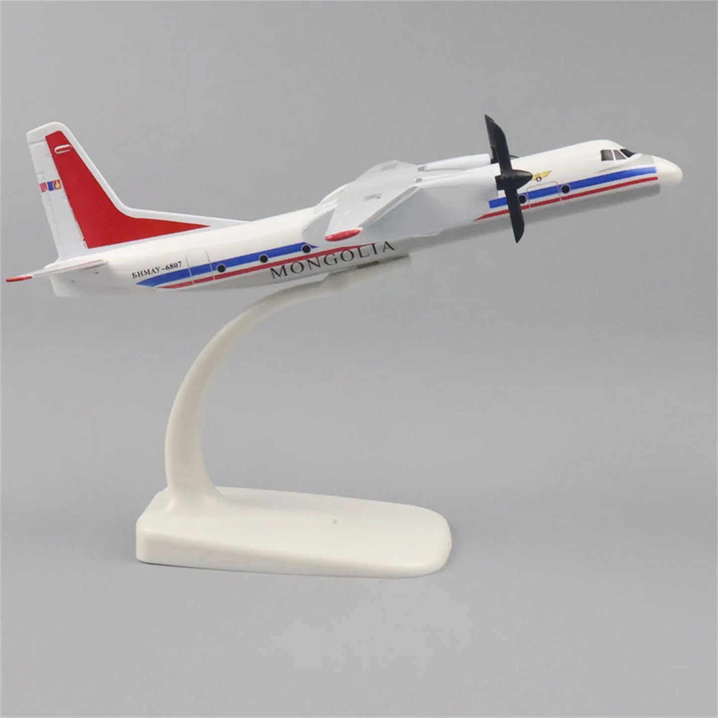 1/400 Mongolia Xinzhou 60 Plane Alloy Model Souvenir Static Display with Stand I