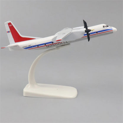 1/400 Mongolia Xinzhou 60 Plane Alloy Model Souvenir Static Display with Stand I