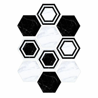 Floor Wall Stickers Tile Anti-Slip Self-Adhesive Waterproof Bathroom Kitchen PVC