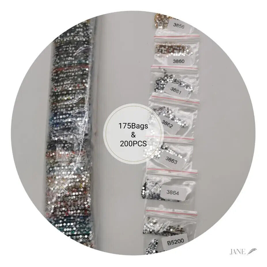 Diamond Painting Sparkle Beads Diamonds Set Pack 200Pcs/Bag 500Pcs/Bag