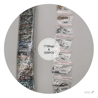 Diamond Painting Sparkle Beads Diamonds Set Pack 200Pcs/Bag 500Pcs/Bag
