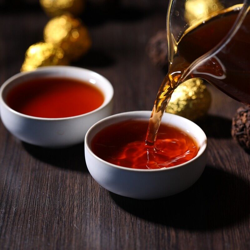 Handmade pearl YunNan YiWu puerh tea mini pu-erh puerh tuo tea Ripe tea