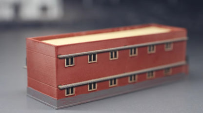 1/160 Train Station Model Scene Assemble Model Ornaments Not Colored