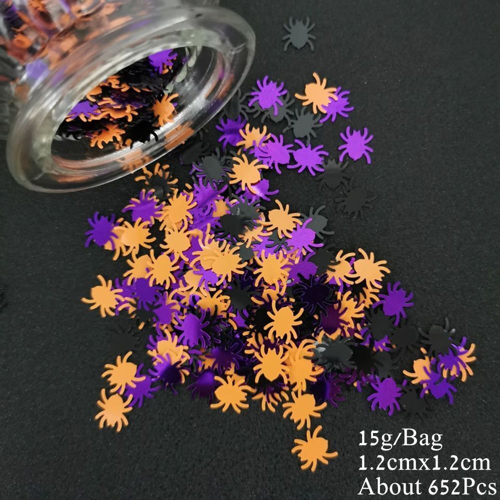 Animal Theme Confetti 15g Cat Dog Spider Bat Sequins DIY Party Table Decorations