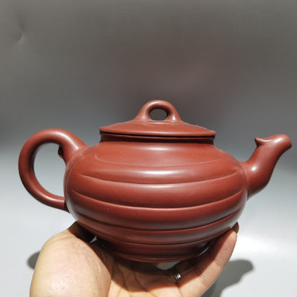 Vintage China Yixing Purple Clay Teapot Zisha Ceremony Office Teaware Collector