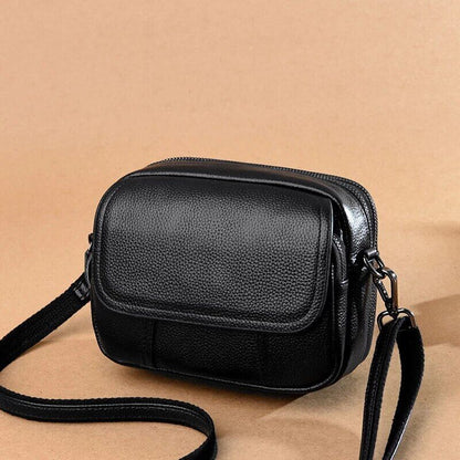 Sling Purse Handbag Genuine Leather Shell Vintage Tote Shoulder Bags 19*15*8 CM