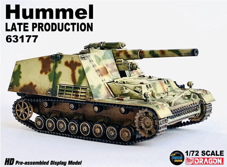 1/72 Dragon 63177 German Sd.Kfz.165 Wild Bee Self-propelled Howitzer Tank Model