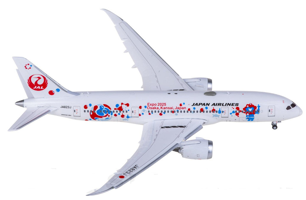 1:400 JC Wings Japan Airlines B787-8 Flap Down Diecast Aircraft Plane Model