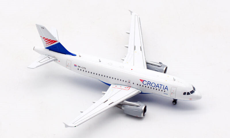 JC Wings CROATIA AIRLINES FOR AIRBUS A319 9A-CTG 1/400 Aircraft Pre-built Model