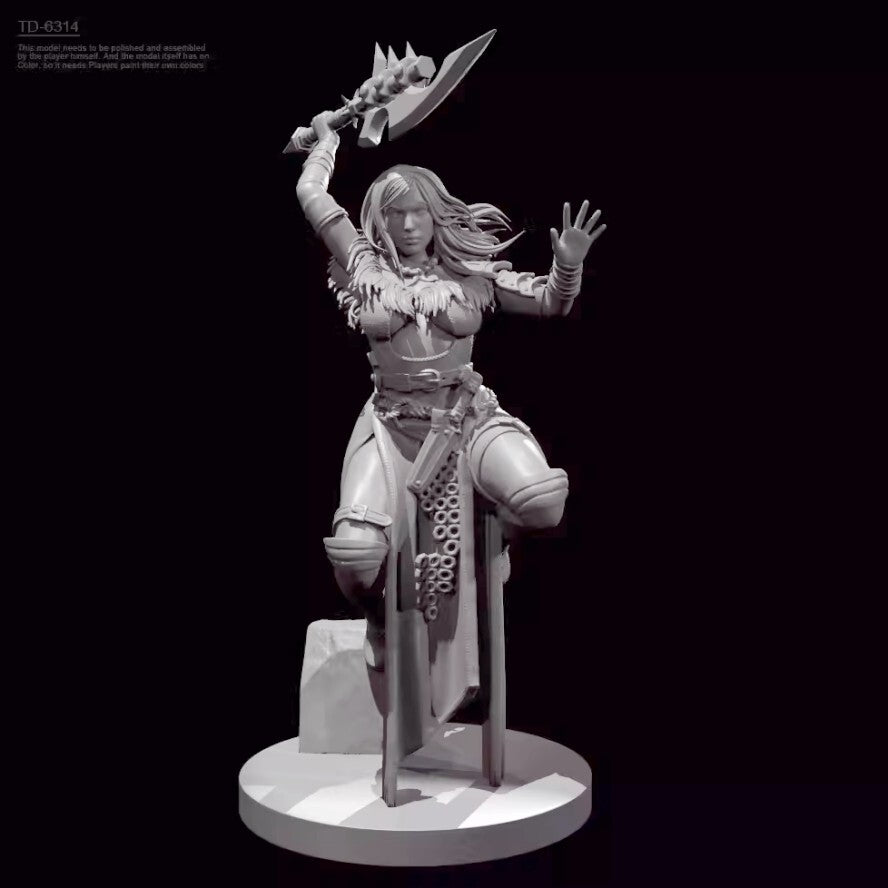1/24 resin figure model Fantasy Impact Goddess 3D Printing unassembled unpainted