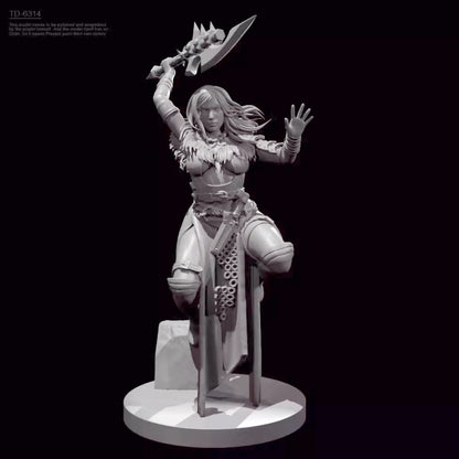 1/24 resin figure model Fantasy Impact Goddess 3D Printing unassembled unpainted