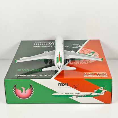 1:400 Phoenix EVA Air MD-11F Passenger Airplane Diecast Aircraft Plane Model