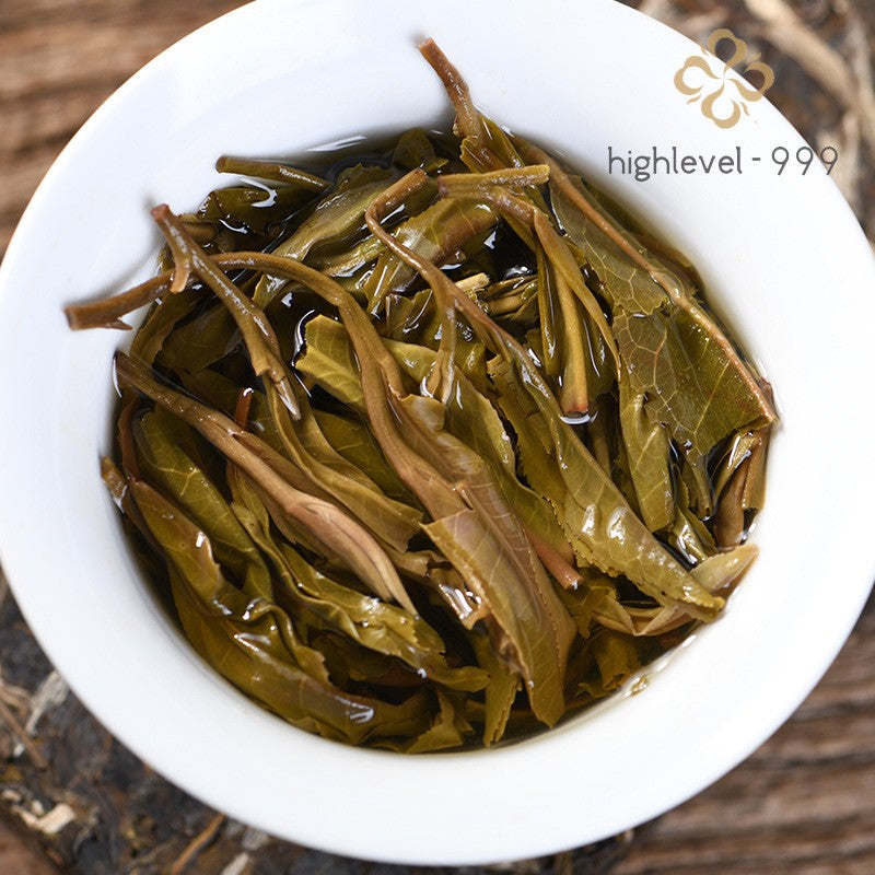250g Raw Pu'er Tea Brick Yunnan Nannuoshan Old Tree Aroma Aged Mountain Tea