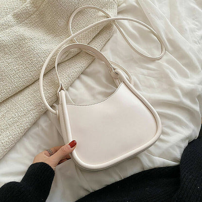 PU Leather Women's Handbag Short Handle One Shoulder Crossbody Bags