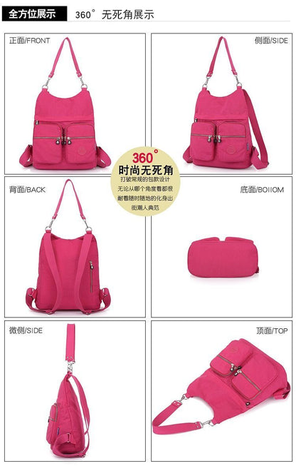 Fashion Casual Purse Waterproof Nylon Shoulder Messenger Bag Polyester Crossbody