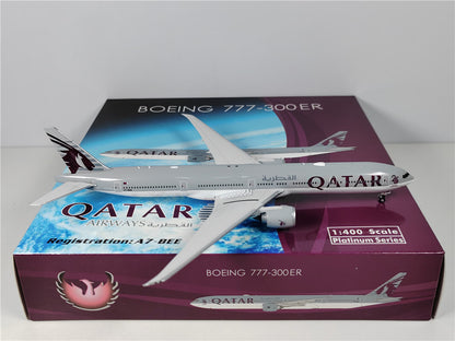 1:400 Phoenix QATAR BOEING B777-300ER Airplane Diecast Aircraft Plane Model