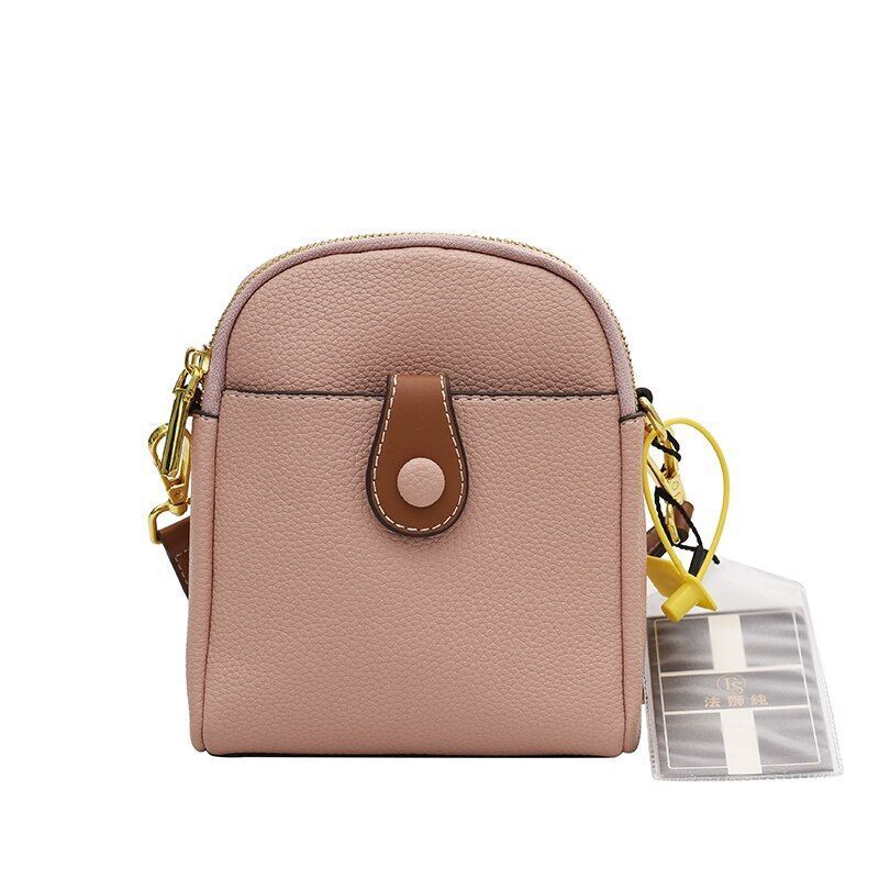 Genuine Cow Leather Bags Mini Messenger Bag Handbags Purse Small Shoulder Purse