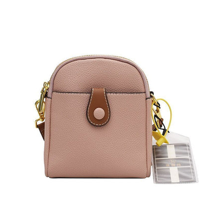 Genuine Cow Leather Bags Mini Messenger Bag Handbags Purse Small Shoulder Purse