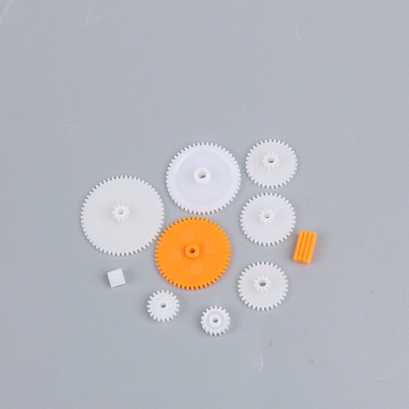 200PCS Mixed Plastic Gear Bag Motor Transmission Gear 0.5 Mold DIY Accessor Mt1