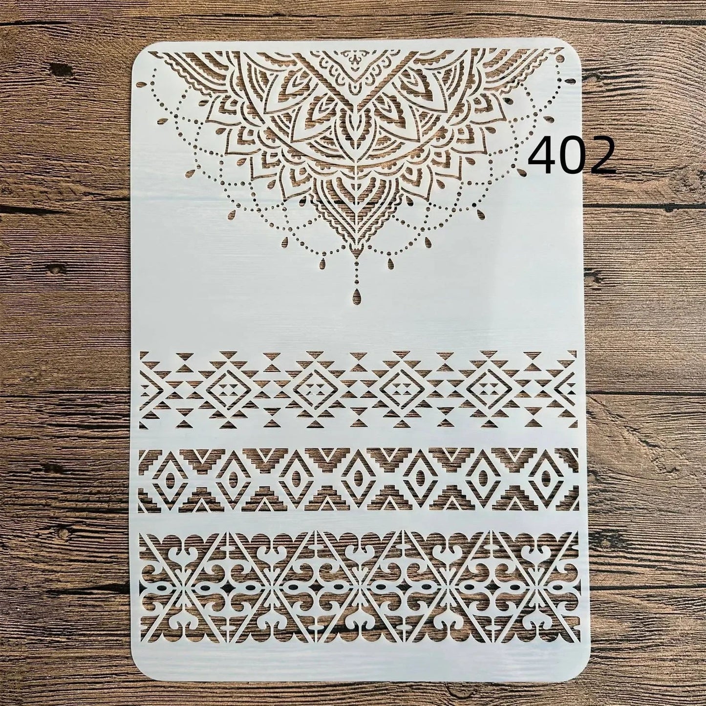 Wall Painting Stencils A4 Plastic Stamp Scrapbook Album Embossing Craft Template