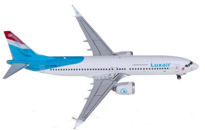 1:400 Phoenix Luxair Boeing 737 MAX 8 Passenger Airplane Diecast Aircraft Model